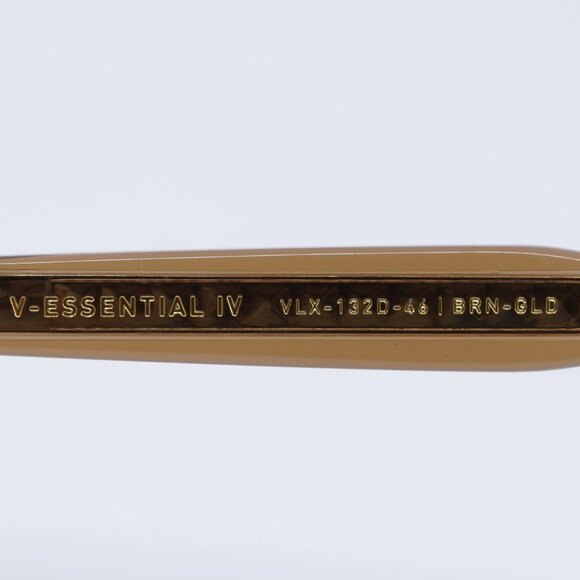 Valentino V-ESSENTIAL-IV VLX-132D Round Eyeglasses 46mm - Transparent Brown - Picture 11 of 12